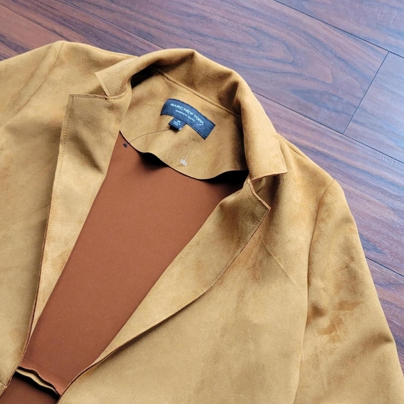Marc New York Andrew Marc tan rust suede jacket Size XS - Picture 6 of 6